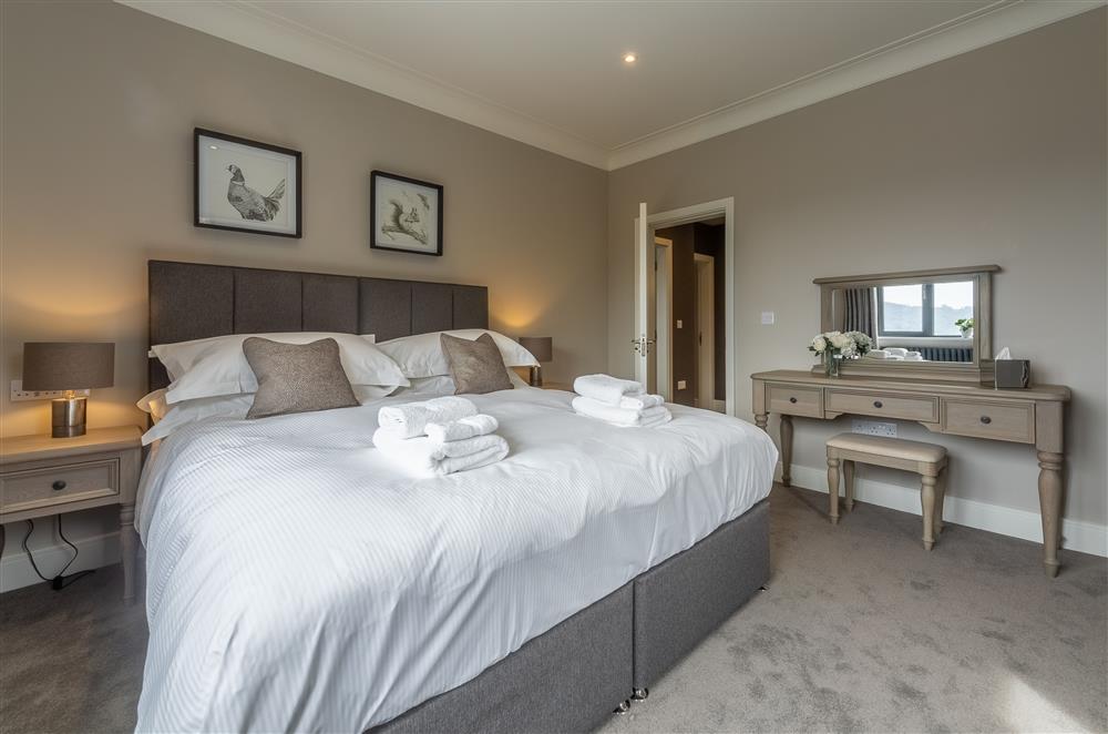 Bedroom four with super-king size zip and link bed (photo 3) at Howe Top, Bowness-On-Windermere