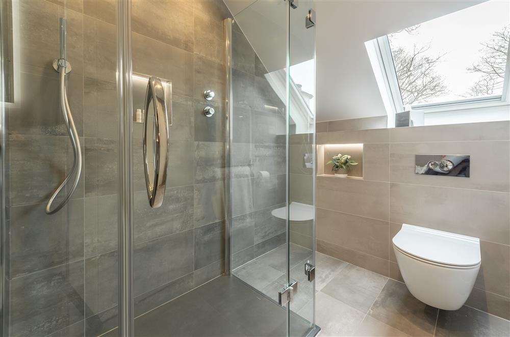En-suite shower room to bedroom five at Howe Top, Bowness-On-Windermere