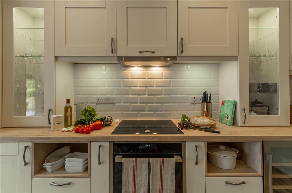 Modern kitchen with high quality appliances at Howe Top, Bowness-On-Windermere