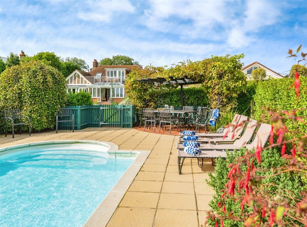 Swimming pool at Howgate Haven in Bembridge, Isle of Wight