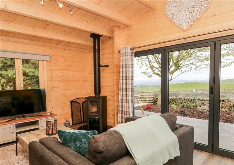 Relax in the living area at Howgill Lodge, Gatebeck near Kirkby Lonsdale