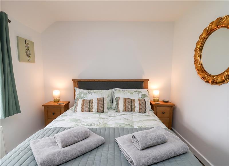 One of the bedrooms at Howling Point, Rhayader