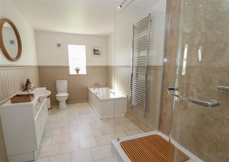 This is the bathroom at Hudeway View, Middleton-In-Teesdale
