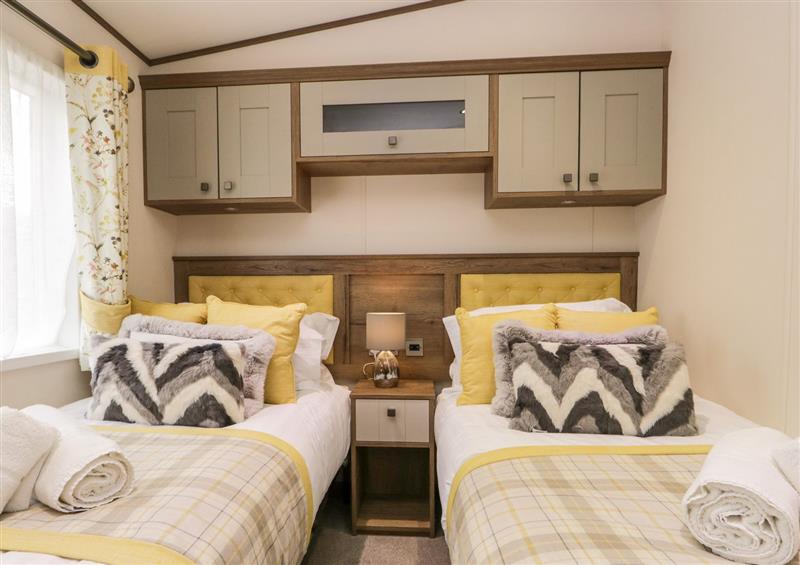 One of the bedrooms at Hudsons Hideaway, South Lakeland Leisure Village
