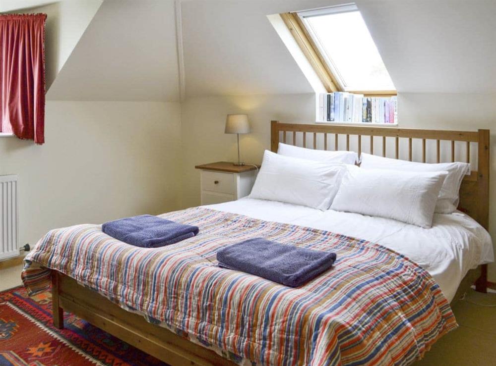 Relaxing master bedroom at Hume Orchard Steading in Hume, near Kelso, Roxburghshire