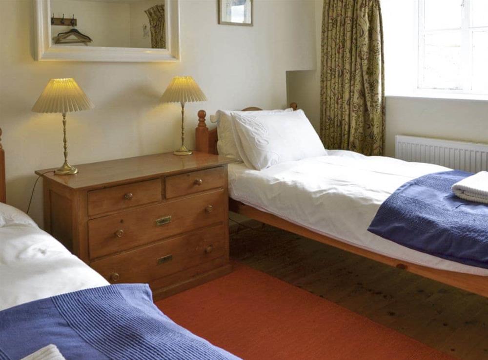 Second good-sized twin bedroom at Hume Orchard Steading in Hume, near Kelso, Roxburghshire