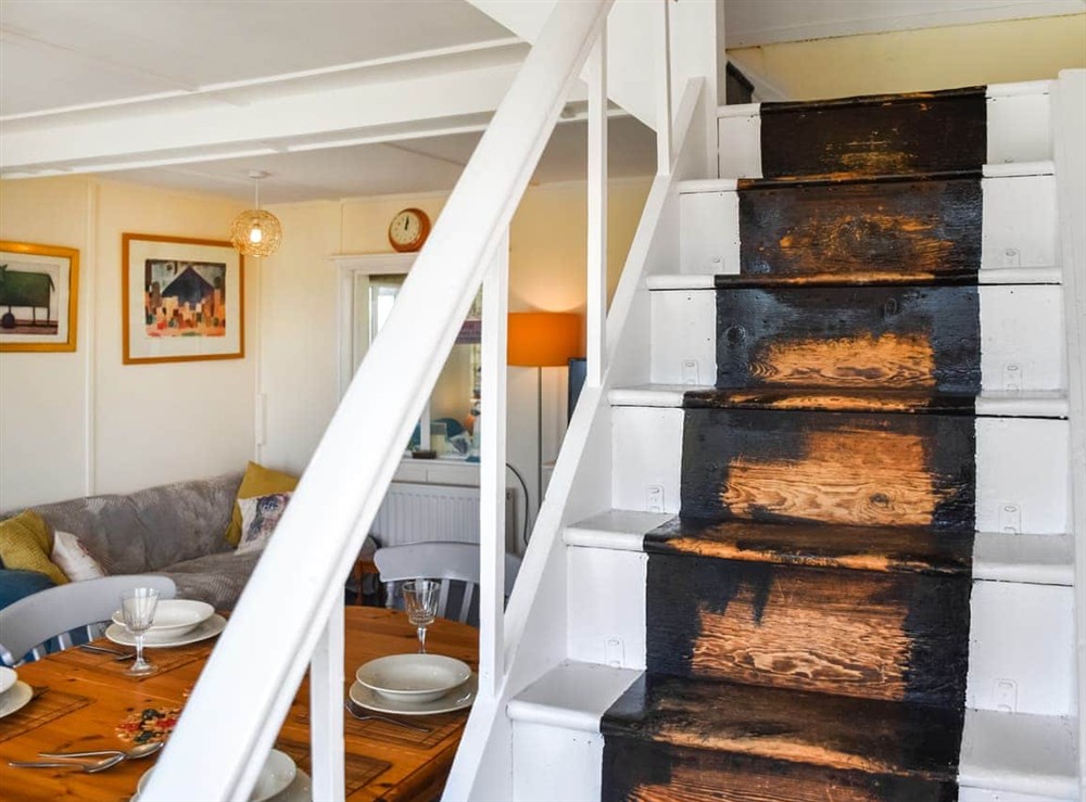 Stairs at Humperdink in St Osyth, near Clacton on Sea, Essex