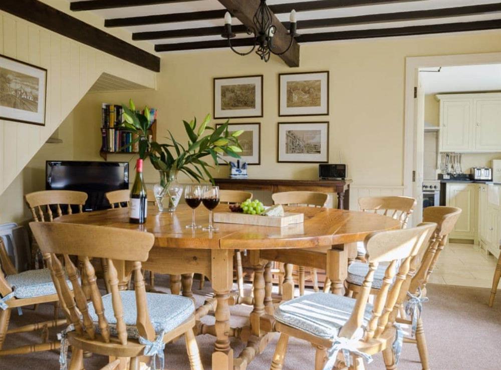 Dining Area at Hungate Garden Cottage in Hungate, Pickering, North Yorkshire., Great Britain