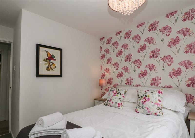 One of the 2 bedrooms at Hunters Cottage, Chinley