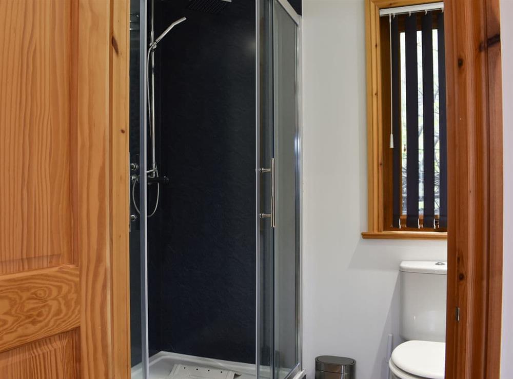 Shower room at Hunters Lodge in Kingskerswell, Devon