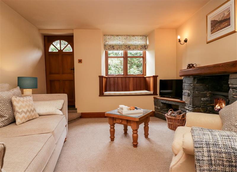 This is the living room at Huntsmans Cottage, Broughton Beck near Ulverston