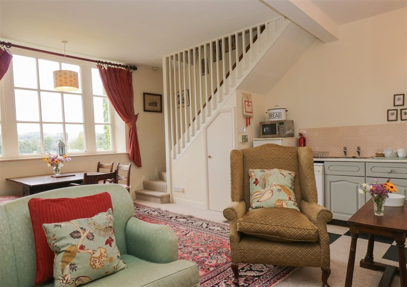 The living area at Huntsmans Cottage, Cartmel