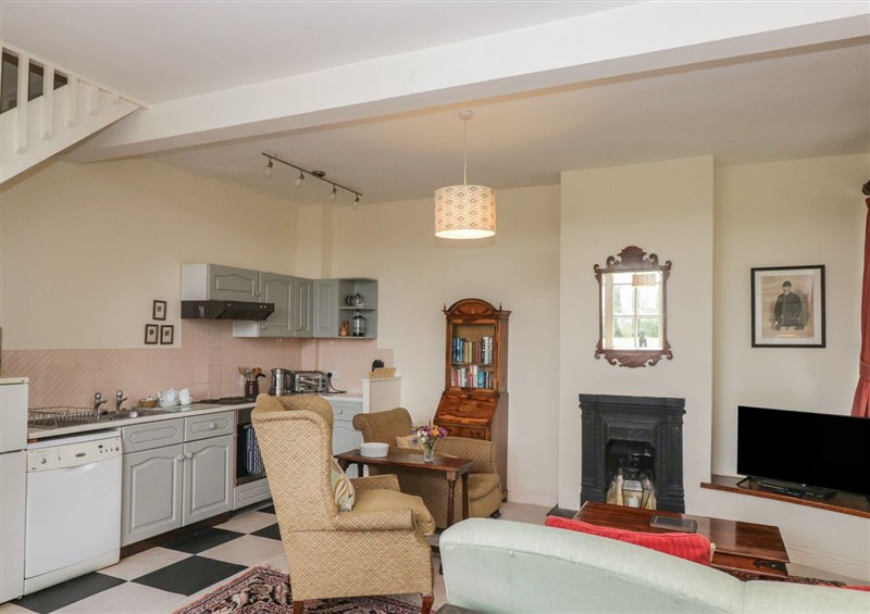 The living room at Huntsmans Cottage, Cartmel