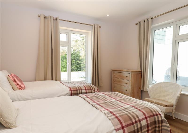 One of the bedrooms at Hurdwick Lodge, Tavistock