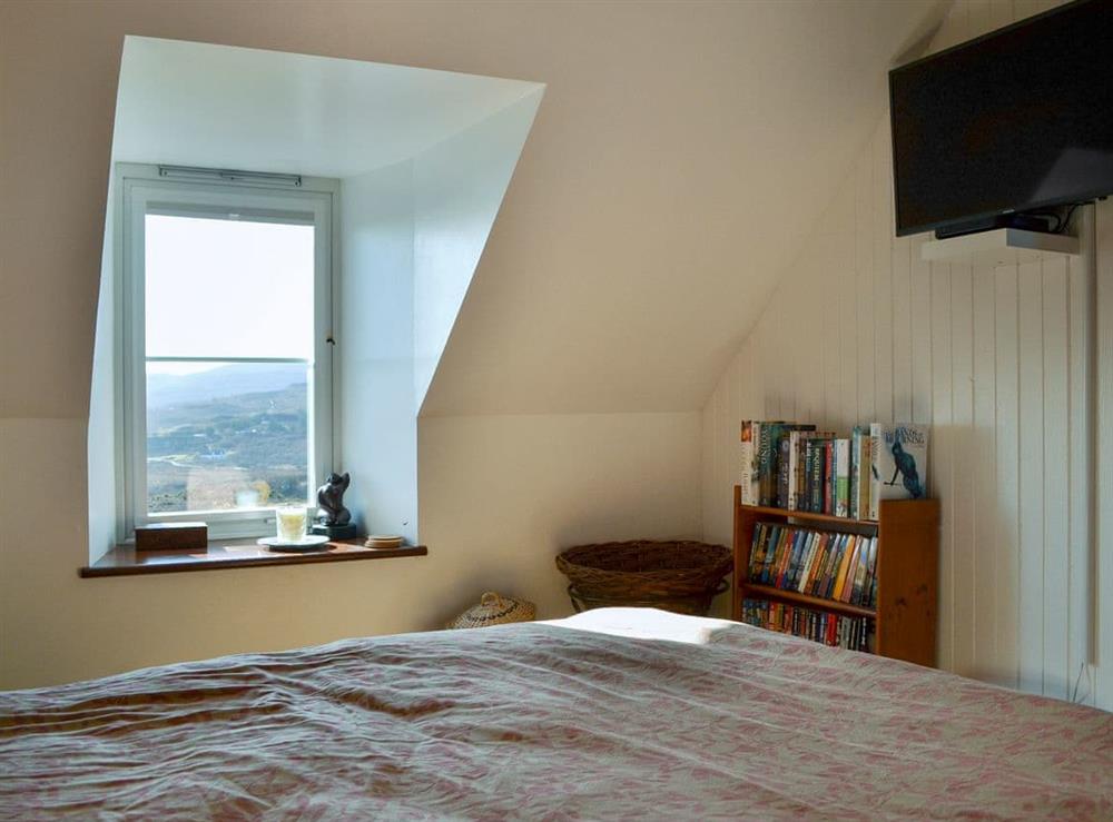 Relaxing double bedroom (photo 2) at Husabost Croft in Husabost, Isle Of Skye
