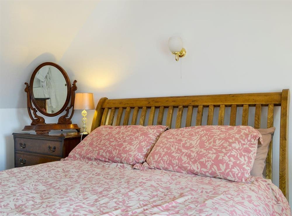 Relaxing double bedroom at Husabost Croft in Husabost, Isle Of Skye