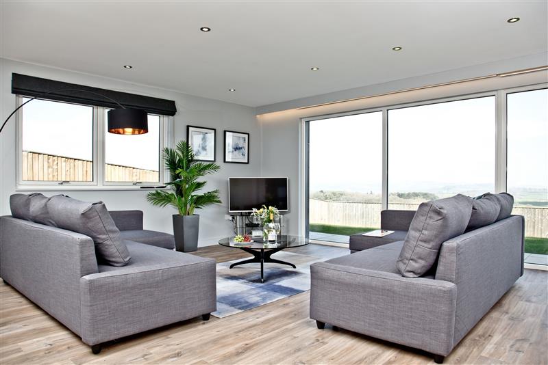 Living room at Huxham View Annexe, Exeter, Devon