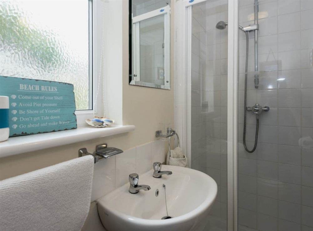 En-suite shower room at Hydan Cottage in Wootton Bridge, Isle Of Wight