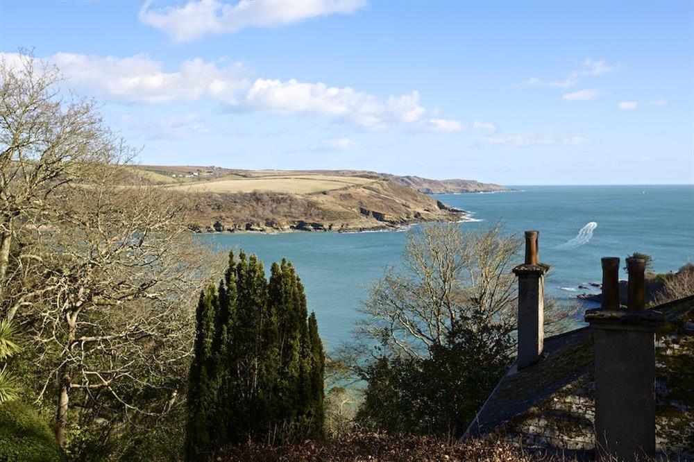 Beautiful views from the property towards the 'bar' and the mouth of the estuary (photo 2) at Hydeaway, 7 Grafton Towers in South Sands, Salcombe