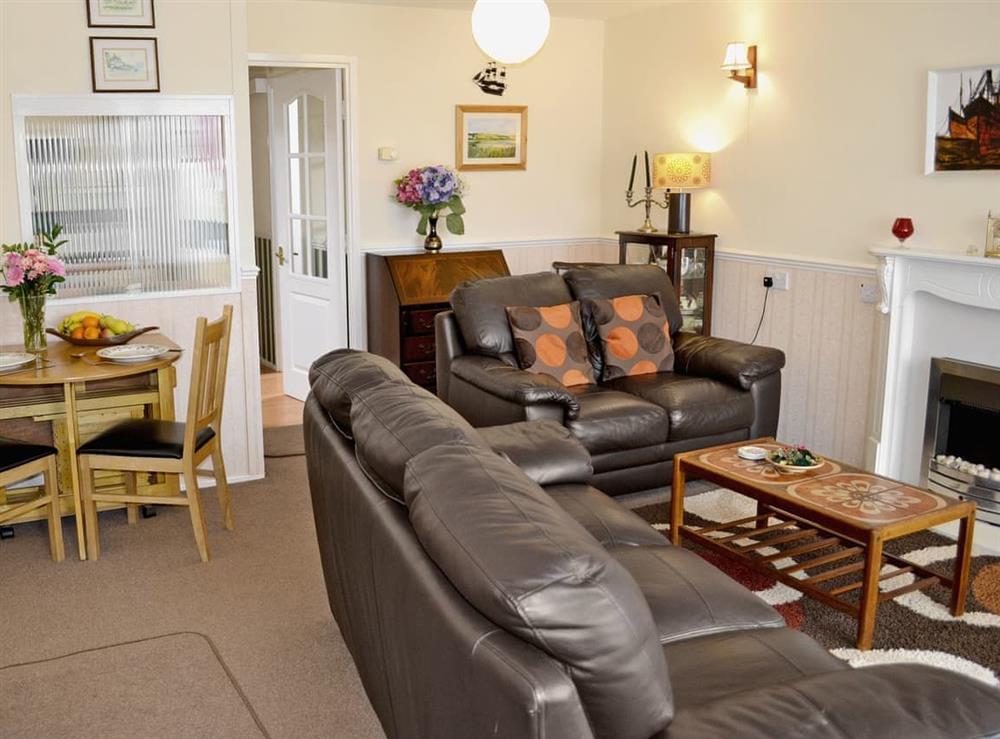 Living room at Hydrangeas in Kingsbridge, Devon