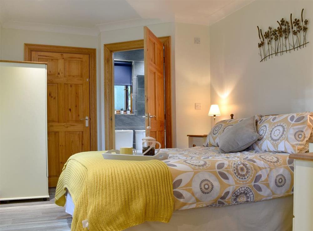 Double bedroom at Hygge Lodge in Flamborough, North Humberside