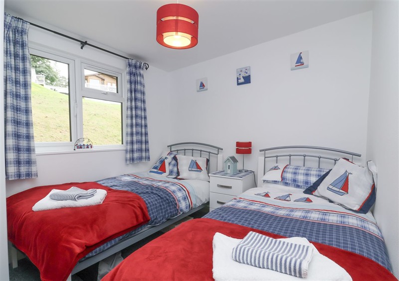 One of the bedrooms at I C Lundy Too, Bideford Bay Holiday Park near Woolfardisworthy