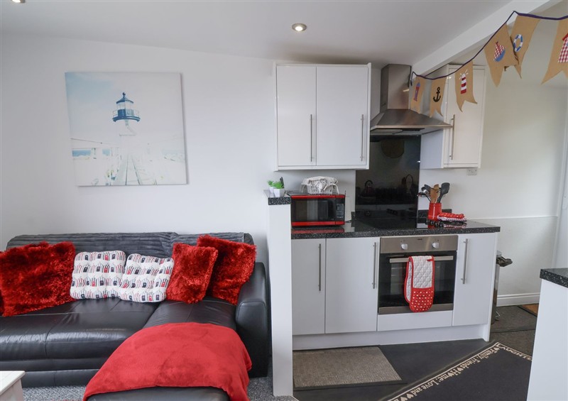The living area at I C Lundy Too, Bideford Bay Holiday Park near Woolfardisworthy