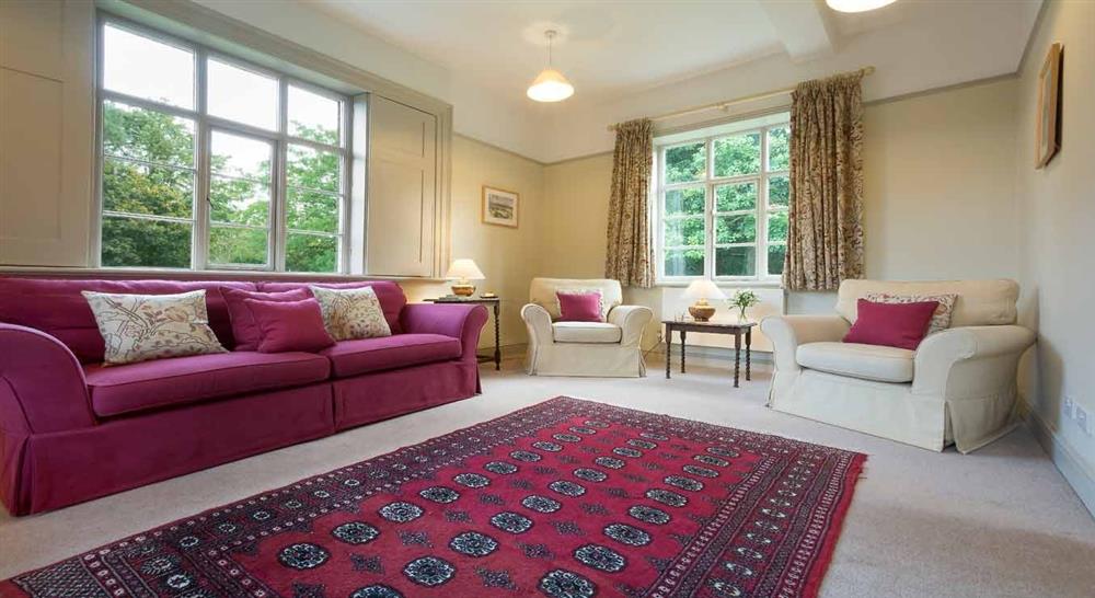 The cosy sitting room at Ickworth Keeper's Cottage in Bury St. Edmunds, Suffolk