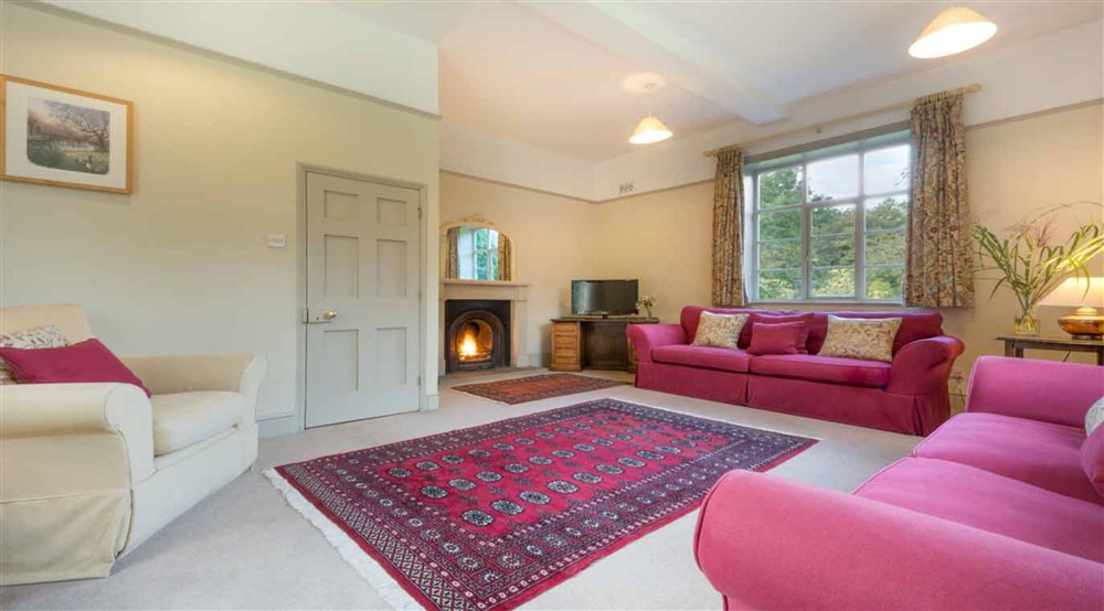The sitting room at Ickworth Keeper's Cottage in Bury St. Edmunds, Suffolk