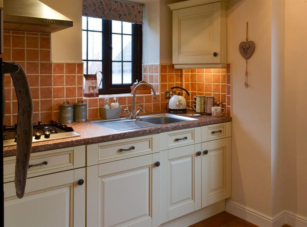 Kitchen at Ikkle Cottage in Old Blidworth, near Mansfield, Nottinghamshire