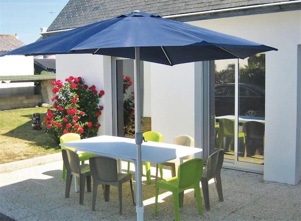 Outdoor area at Ile-Tudy in , France