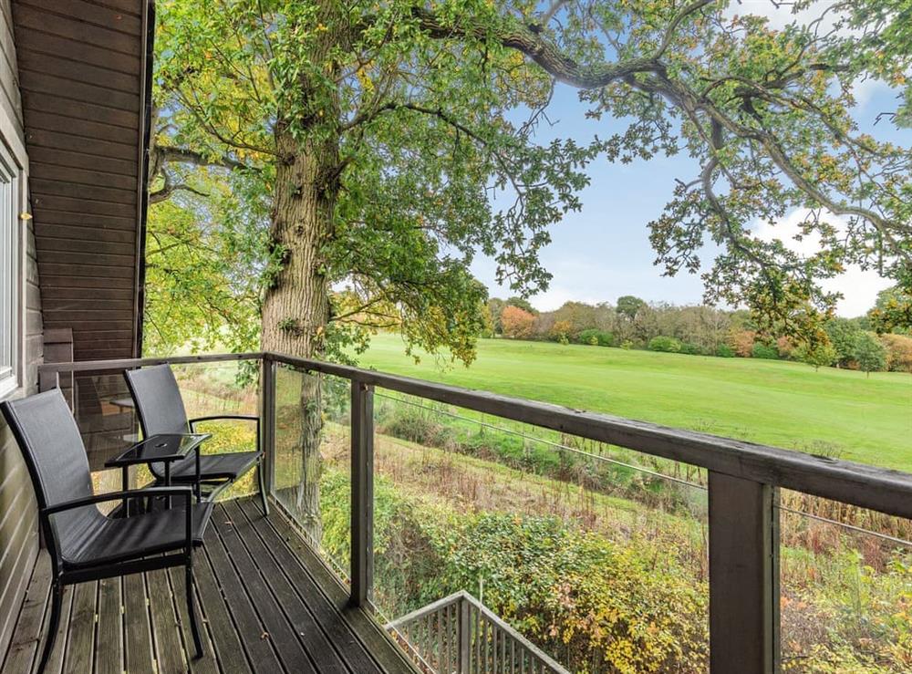 Terrace at Ilodge Ultra in Kenwick Park, near Louth, Lincolnshire