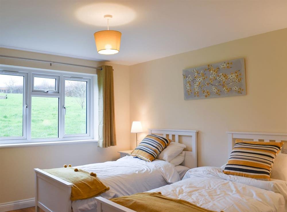 Twin bedroom at Ilsington View, near Ashburton in Ilsington, Devon