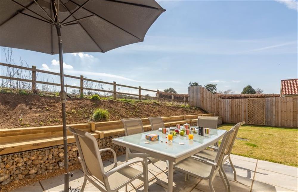 Patio area to the rear of the property