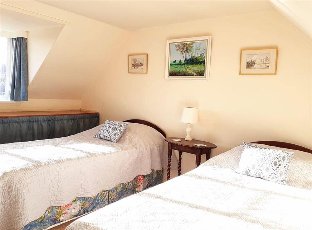 Twin bedroom at Inch Alla in Linside, near Lairg, Sutherland