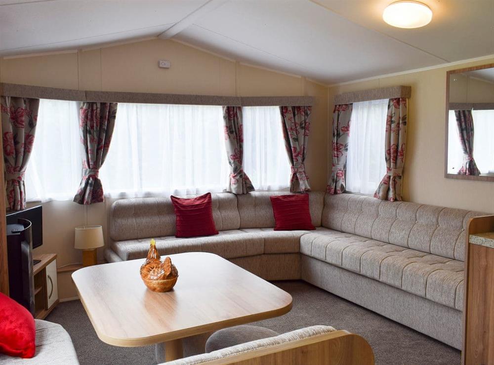 Open plan living space at Inches Lodge in Larbert near Falkirk, Stirlingshire