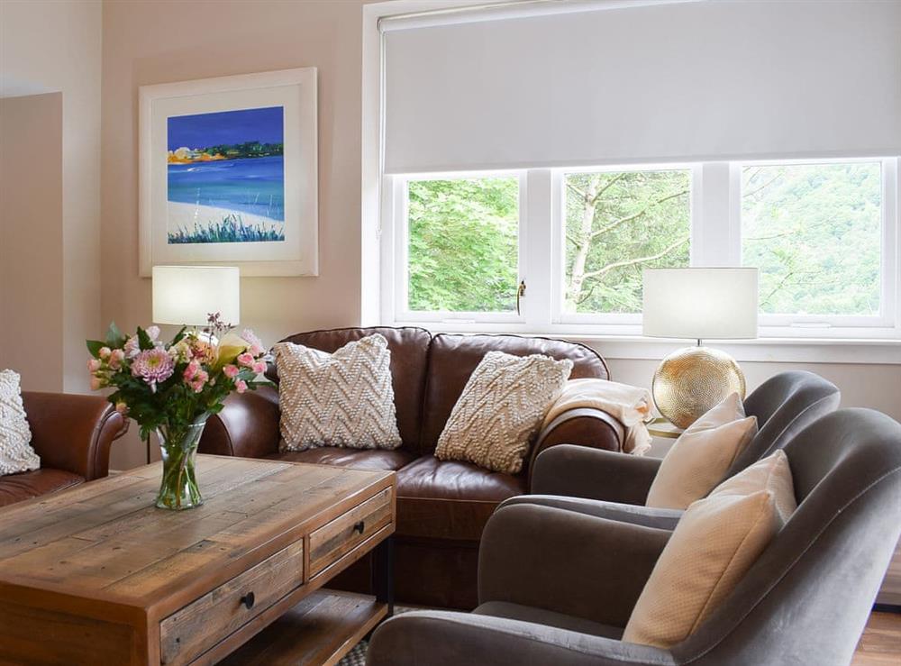 Living area at Inchrie Holiday Cottages- Forth View in Aberfoyle, Stirlingshire