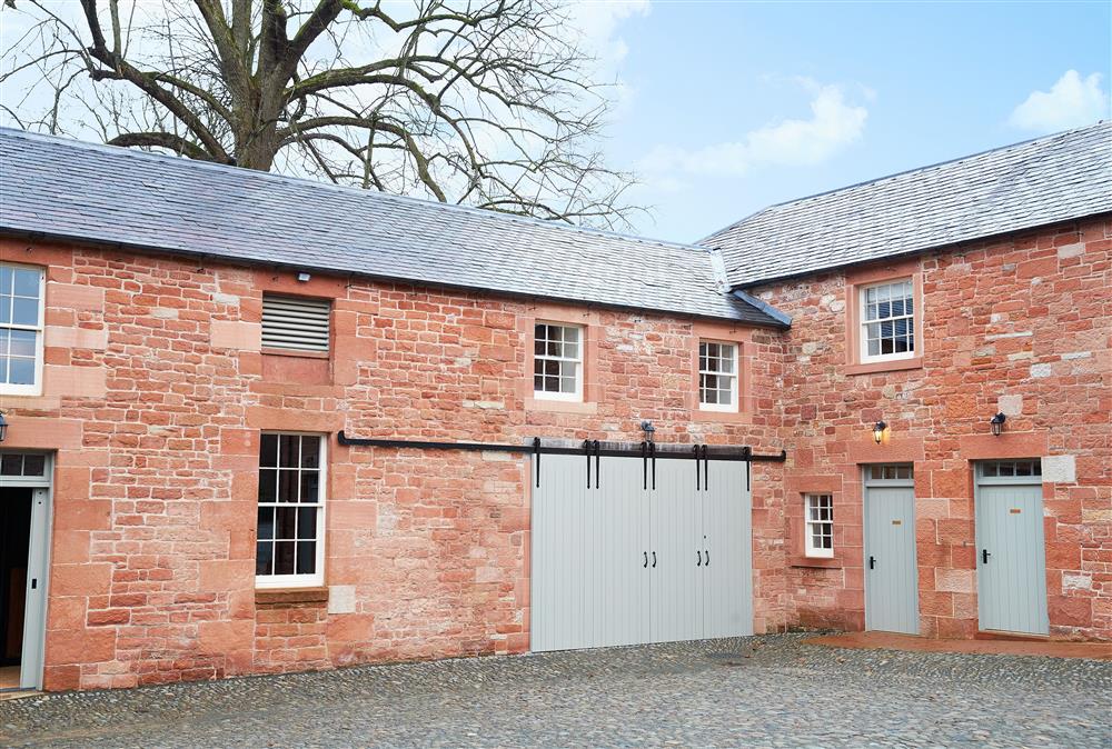 Independent Apartment is part of Netherby Hall’s converted stable block  at Independent Apartment, Netherby Hall, Longtown