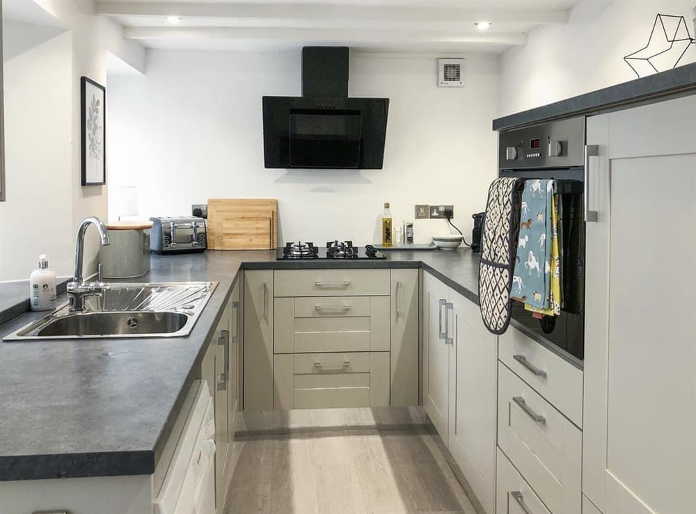 Kitchen at Indigo Cottage in Buckfastleigh, Devon