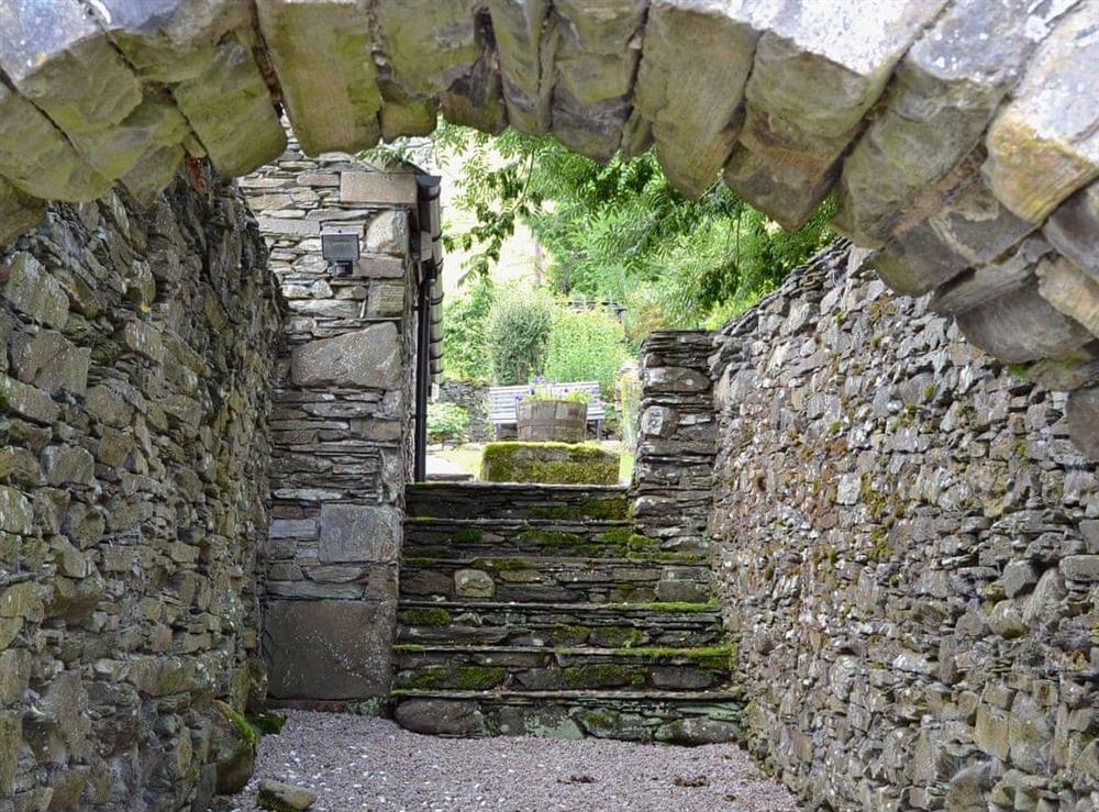 Characterful entrance way to the property at Ingle Neuk Cottage in Bowscale, near Keswick, Cumbria