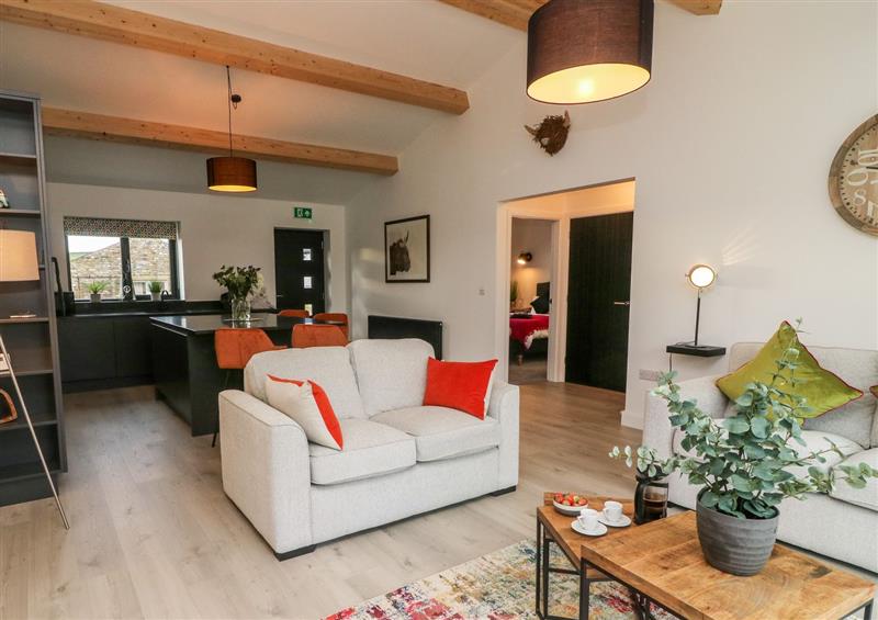 Enjoy the living room at Ingleborough Lodge, Rathmell near Settle
