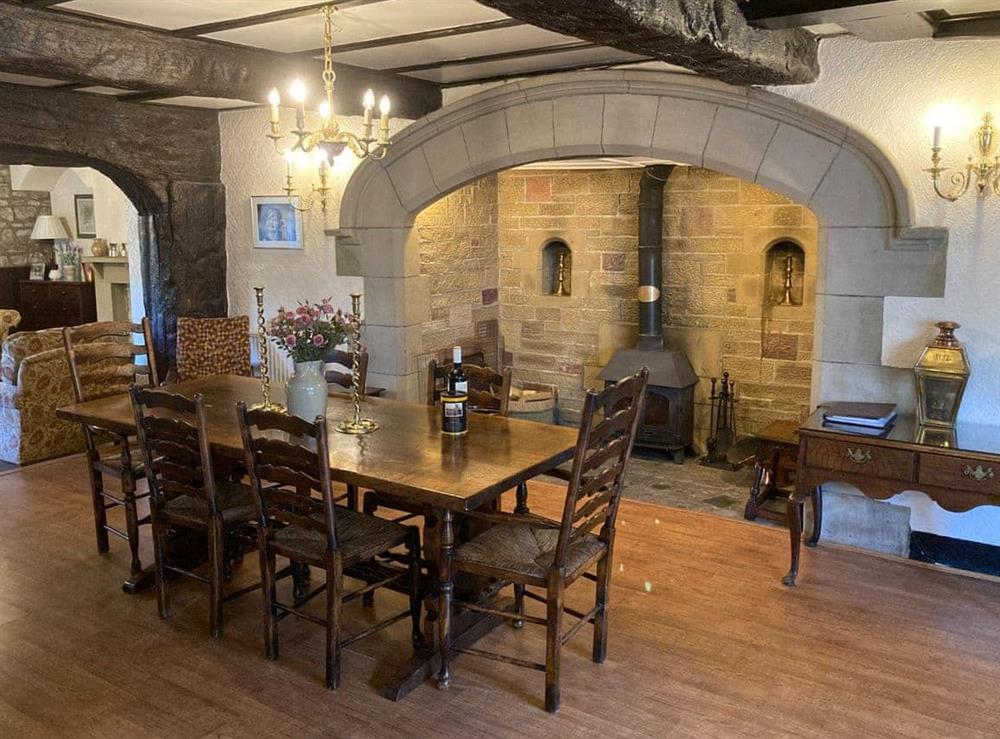 Dining Area at Inglenook Cottage in Kettlewell, Nr Grassington, N. Yorks., North Yorkshire