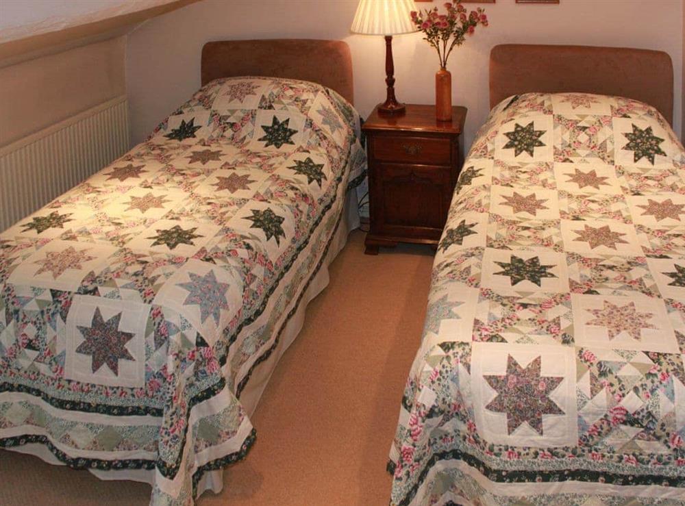 Twin bedroom at Inglenook Cottage in Kettlewell, Nr Grassington, N. Yorks., North Yorkshire