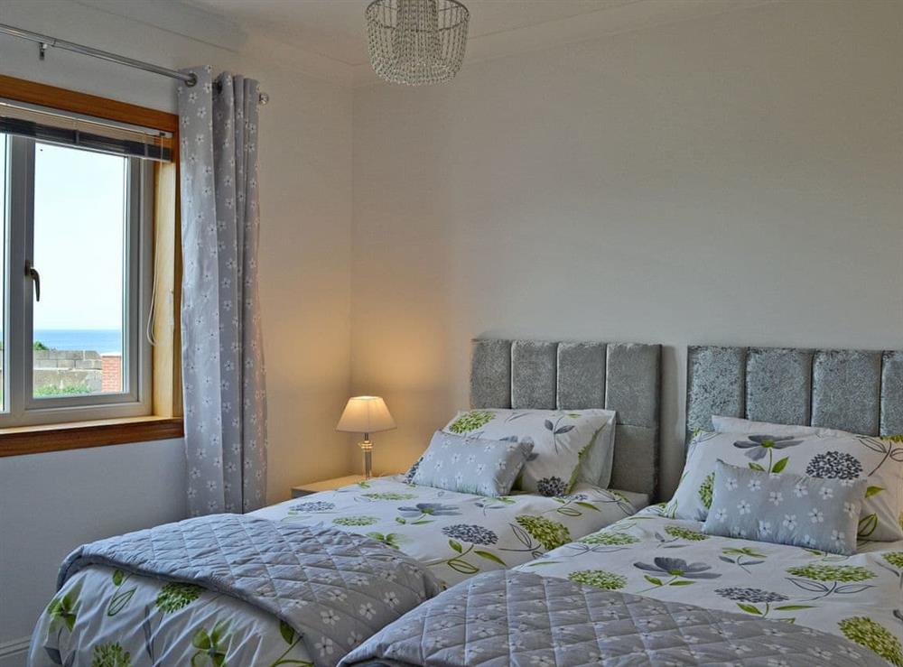 Charming twin bedroom at Ingleside in Ballantrae, near Girvan, Ayrshire