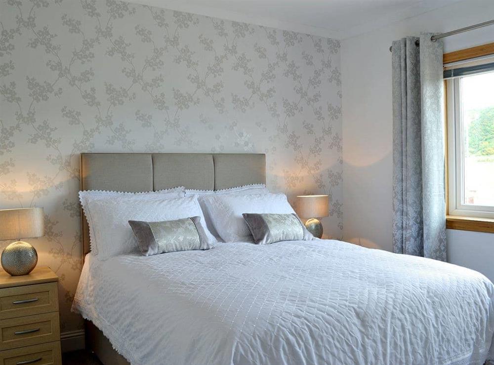 Light and airy double bedroom at Ingleside in Ballantrae, near Girvan, Ayrshire