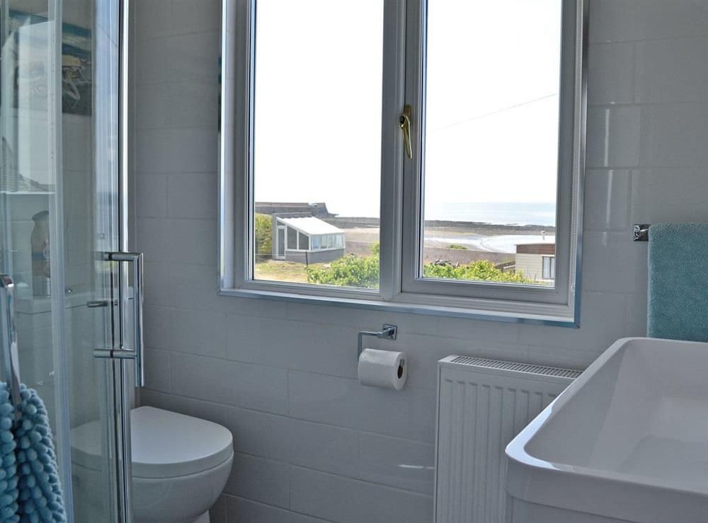 Well presented shower room at Ingleside in Ballantrae, near Girvan, Ayrshire