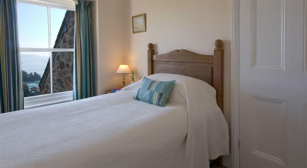 The single bedroom at Inglewidden Vean in Helston, Cornwall
