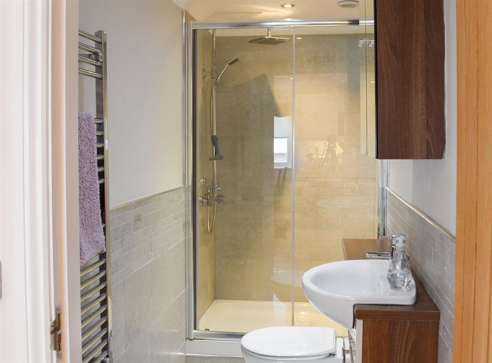 Shower room at Ingram Cottage in Bamburgh, Northumberland