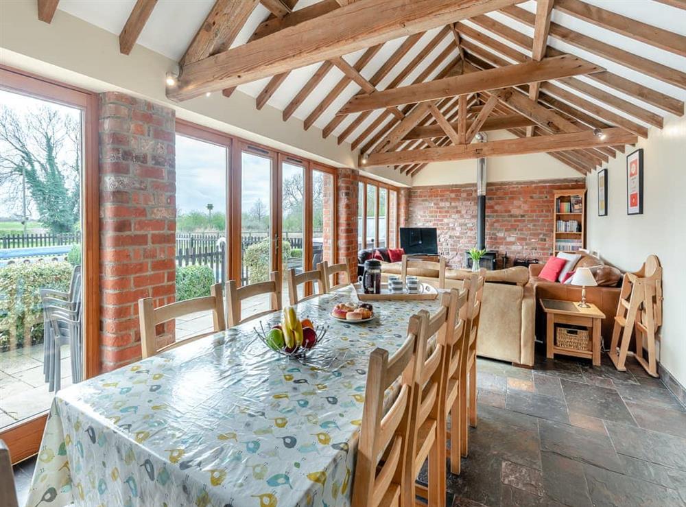 Dining Area at Ings Barn in Thorpe Culvert, near Skegness, Lincolnshire