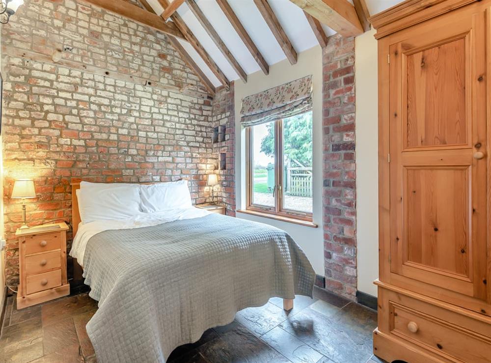 Double bedroom at Ings Barn in Thorpe Culvert, near Skegness, Lincolnshire
